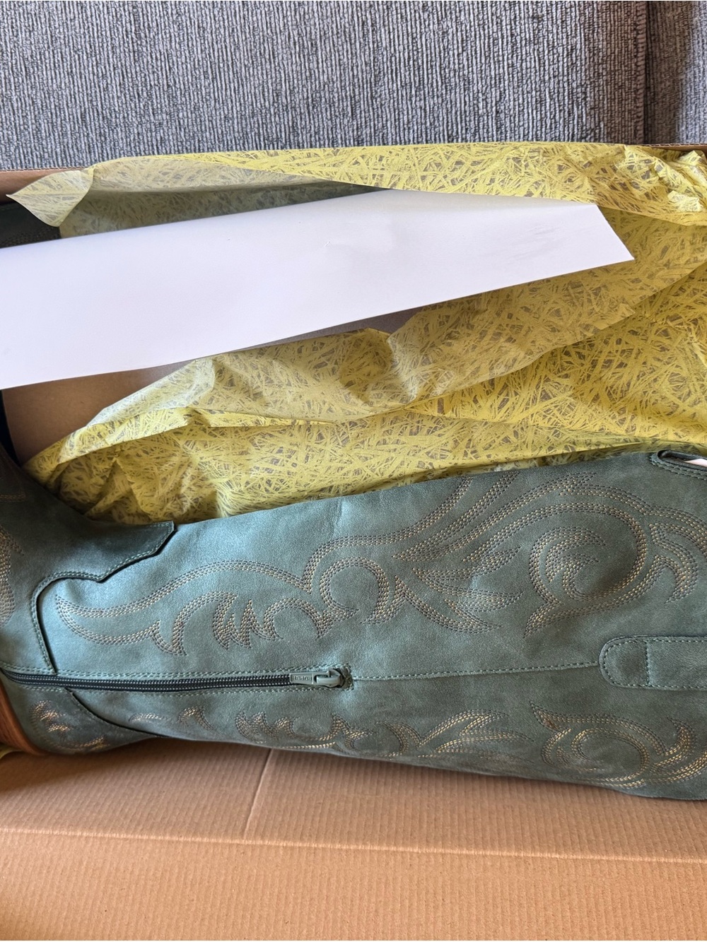 A brand new pair of boots in the box, I was unable to return. - Picture 3 of 6